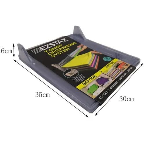 Ezstar T-shirt Organizing System & Cloth Folding Board - 10-pieces