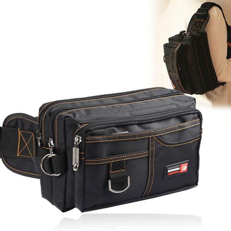Men Waist Pack Water-resistant Hiking Cycling Bag