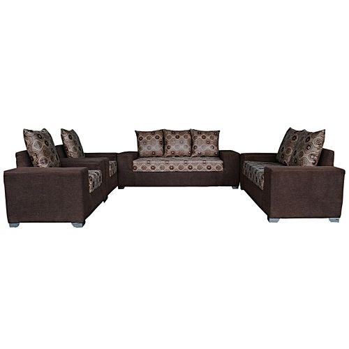 BROWN N BROWN 7 Seater Sofa. (Delivery To Lagos Only)