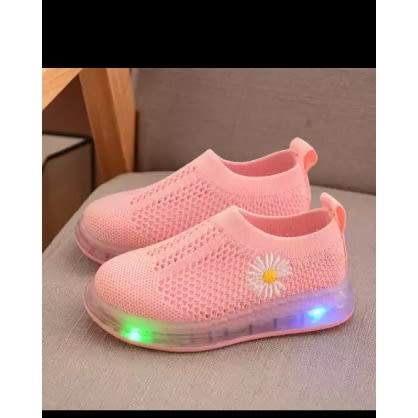 Girls Sneakers Led Light - Pink