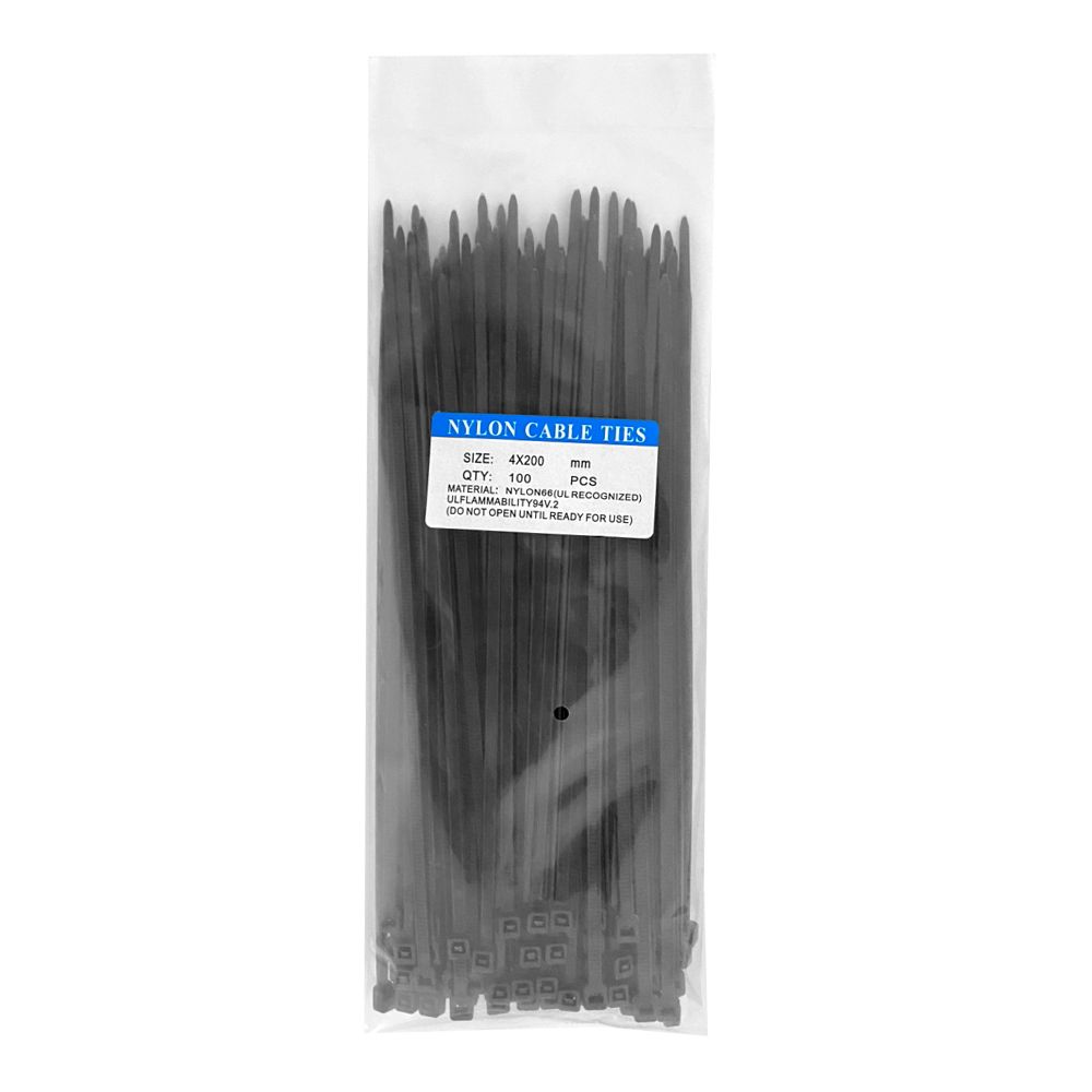 Self-locking Nylon Ties Good Bearing 4*200 Backstop Design