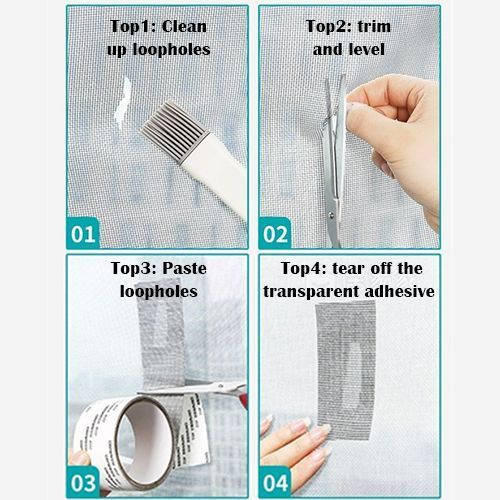 Net Window Repair Adhesive Net Repairer Tape