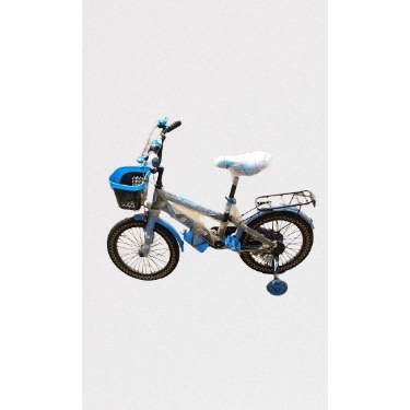 4 - 12 Years Children Bike Size 16 And Helmet - Blue