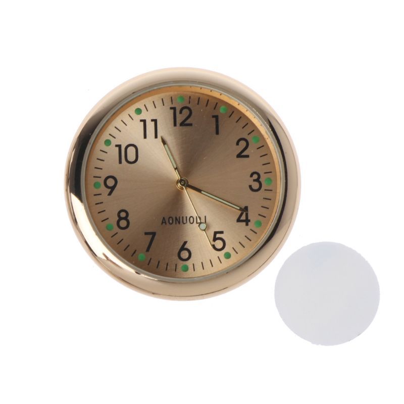 Universal Car Clock Stick-On Electronic Watch Dashboard Noctilucent Decoration For SUV Cars