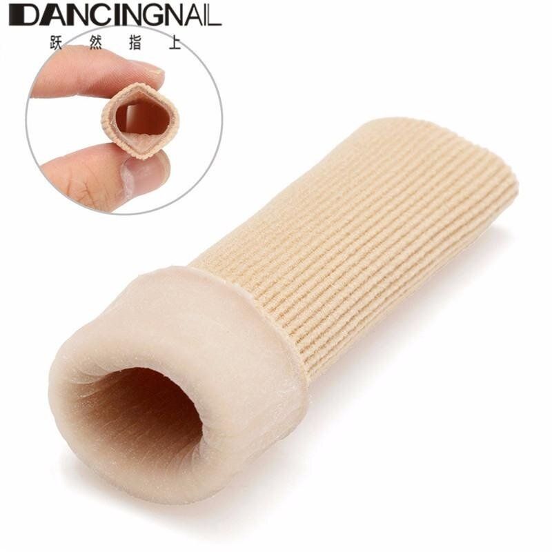 Tube Toe Finger Bandage Cover Cap Protector For Corns Blisters Pain Relief L：3x10cm L：3x10cm