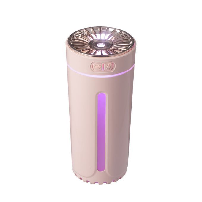 Portable Air Humidifier Colorful Ambient Light USB Mute-Pink