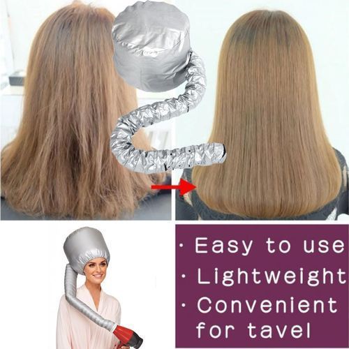 Hair Cap Portable Travel Soft Hood Bonnet Hair Dryer Cap