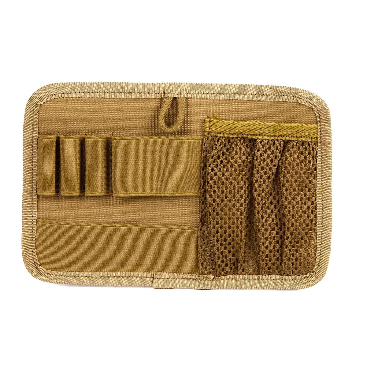 Supplies Sticky Board Organizer Expandable Tool Bag with Mesh Pouches Brown