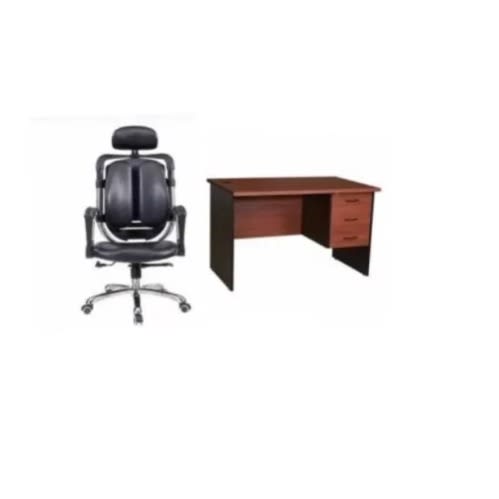 Office Table With Office Executive Kidney Chair Set