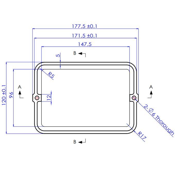 Material Rack Aluminium Resin Vat For 3D Printer 5.5/6.3inch Photon