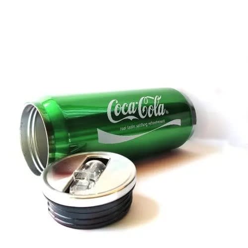 Stainless Steel Coca Cola Inspired Sports Water Bottle Vacuum Cup - 300ml