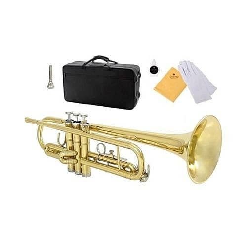 Brass Lead Pipe Trumpet - Gold