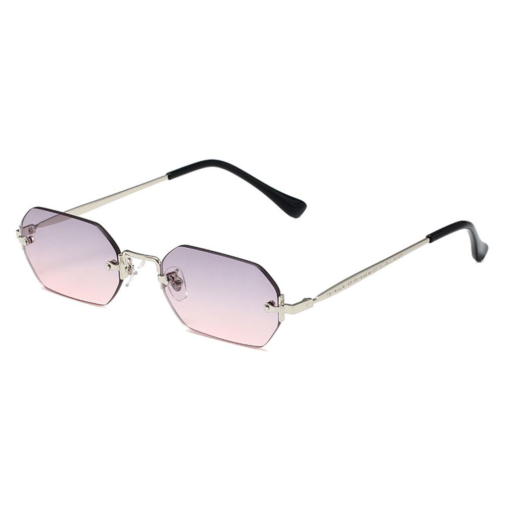 Girl Sunglasses Silicone Nose Pads PC Lens Metal Frame For