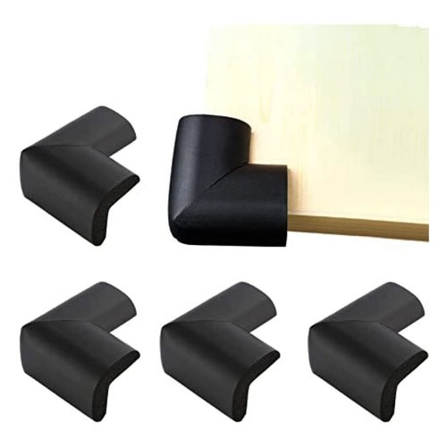 Corner Protector For Sharp Edges - 4  Pieces - Black