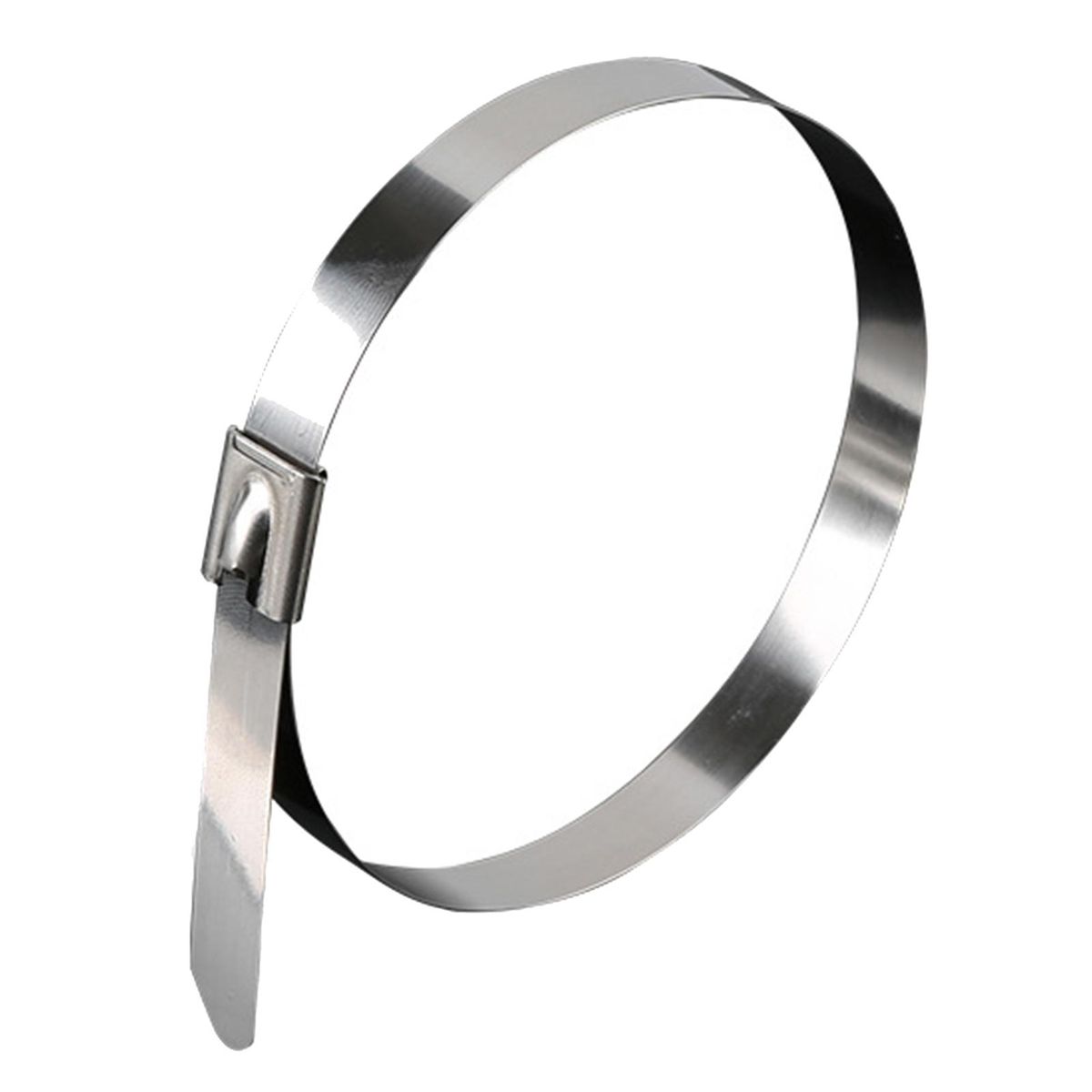 100PcsBag Cable Ties Portable Metal Cable Zip Ties