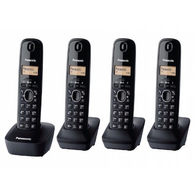 Wireless Cordless DECT Intercom Phone KX-TG1311 -4 pcs Configured