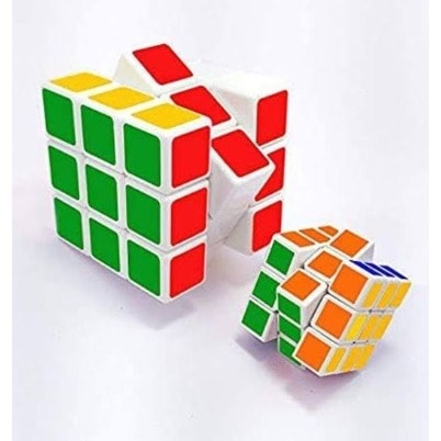 2 In 1 Unique Magic Puzzle Cube - 3x3