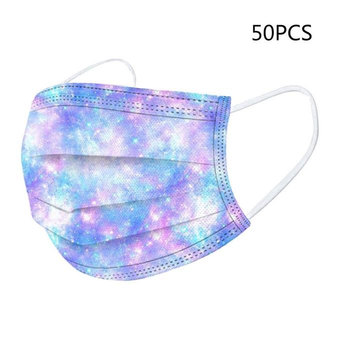 3-layer Prote Tion Dustproof And Windproof Gradient  Olor Disposable  -A-50 Pcs Adult