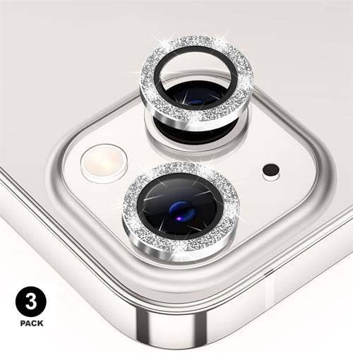 Silver Camera Protector For Iphone 13- 3 Pack