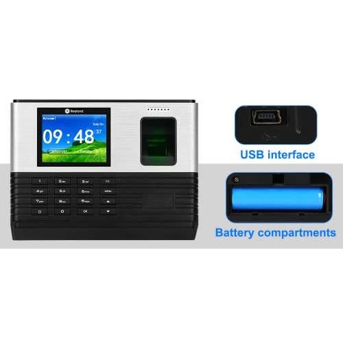 A-l355 Biometric Fingerprint Time Attendance Machine With Wifi, Access Control and Battery Backup.