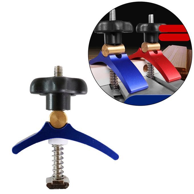 T Track Clamping Woodworking Router Machine Plate Miter Model 20 Blue