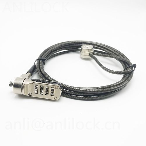 4digit Combination  Security Lock For PC - 2meters