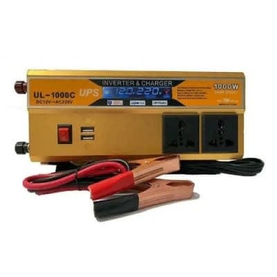 Inverter & Charger With Lcd Display - 1000W