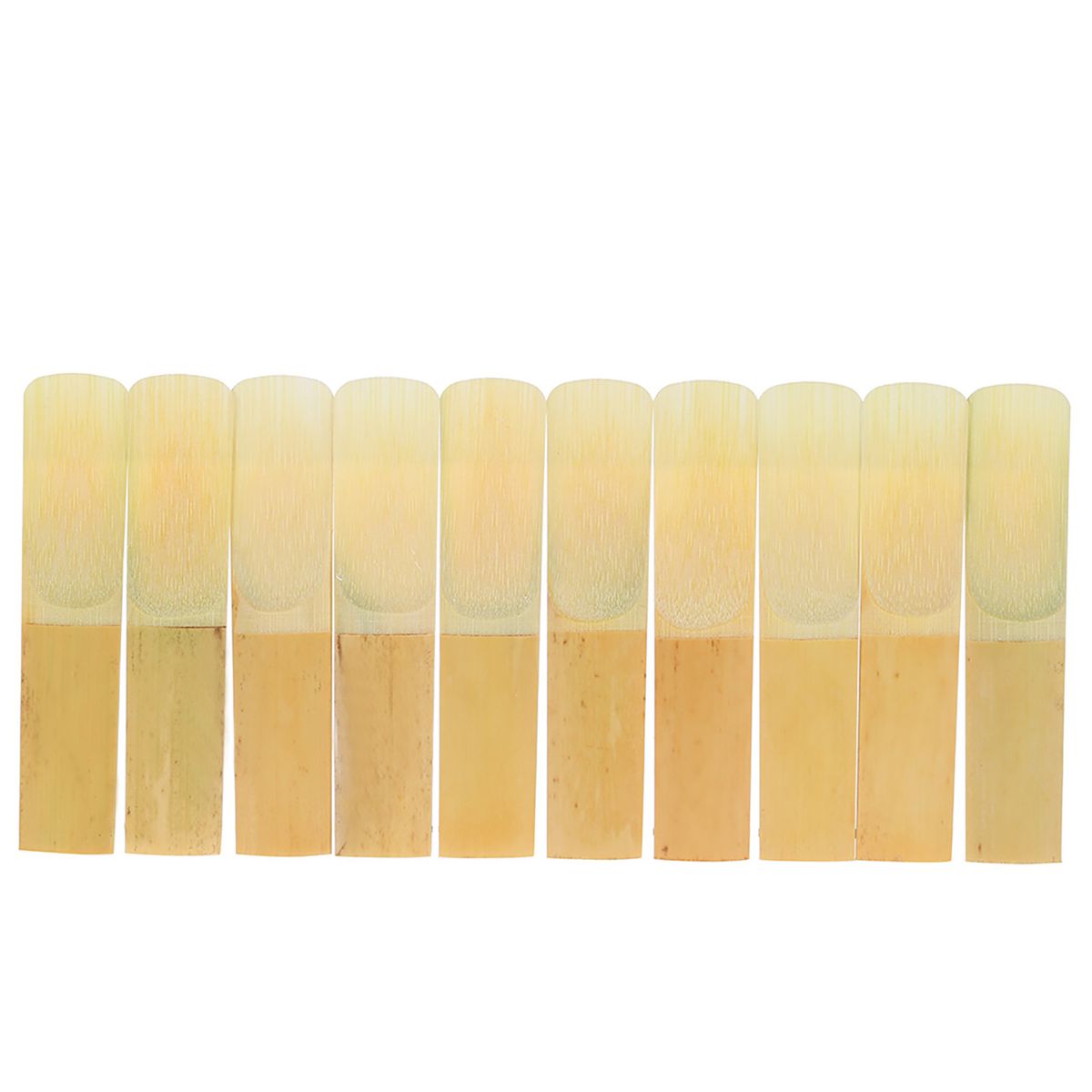 10-pack Pieces Strength 2.5 Bamboo Reeds For Eb Alto