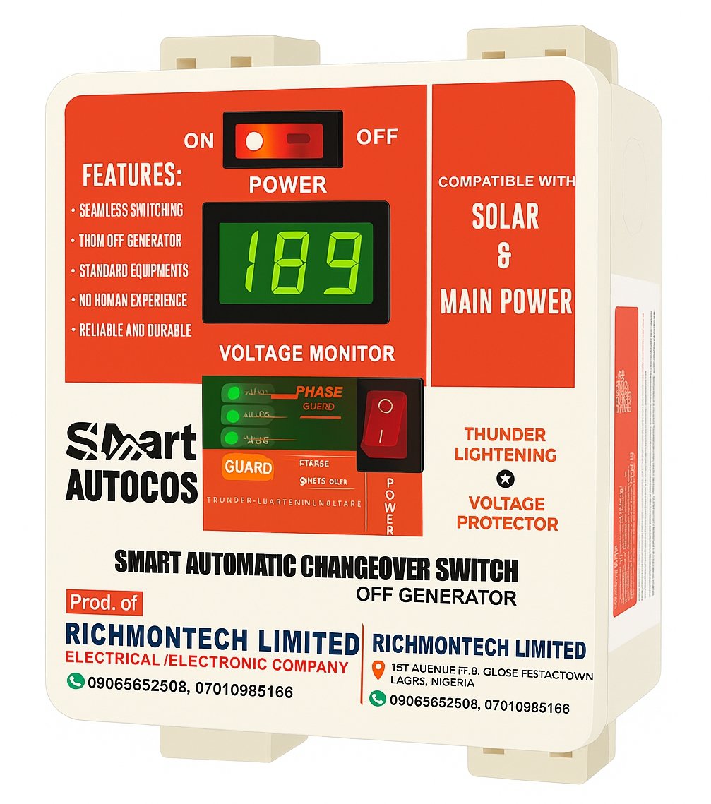 Smart Automatic Changeover Switch (SmartAutocos 90A) 