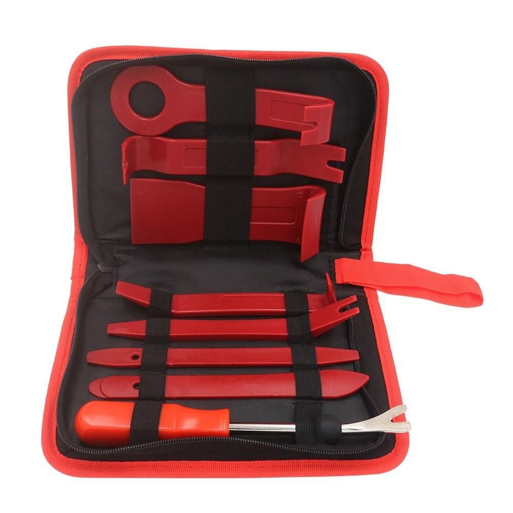 8Pcs Trim Removal Tool Kit Auto Car Audio Radio Door Panel Clip Pliers Fastener Remover Pry Repair Hand Tool