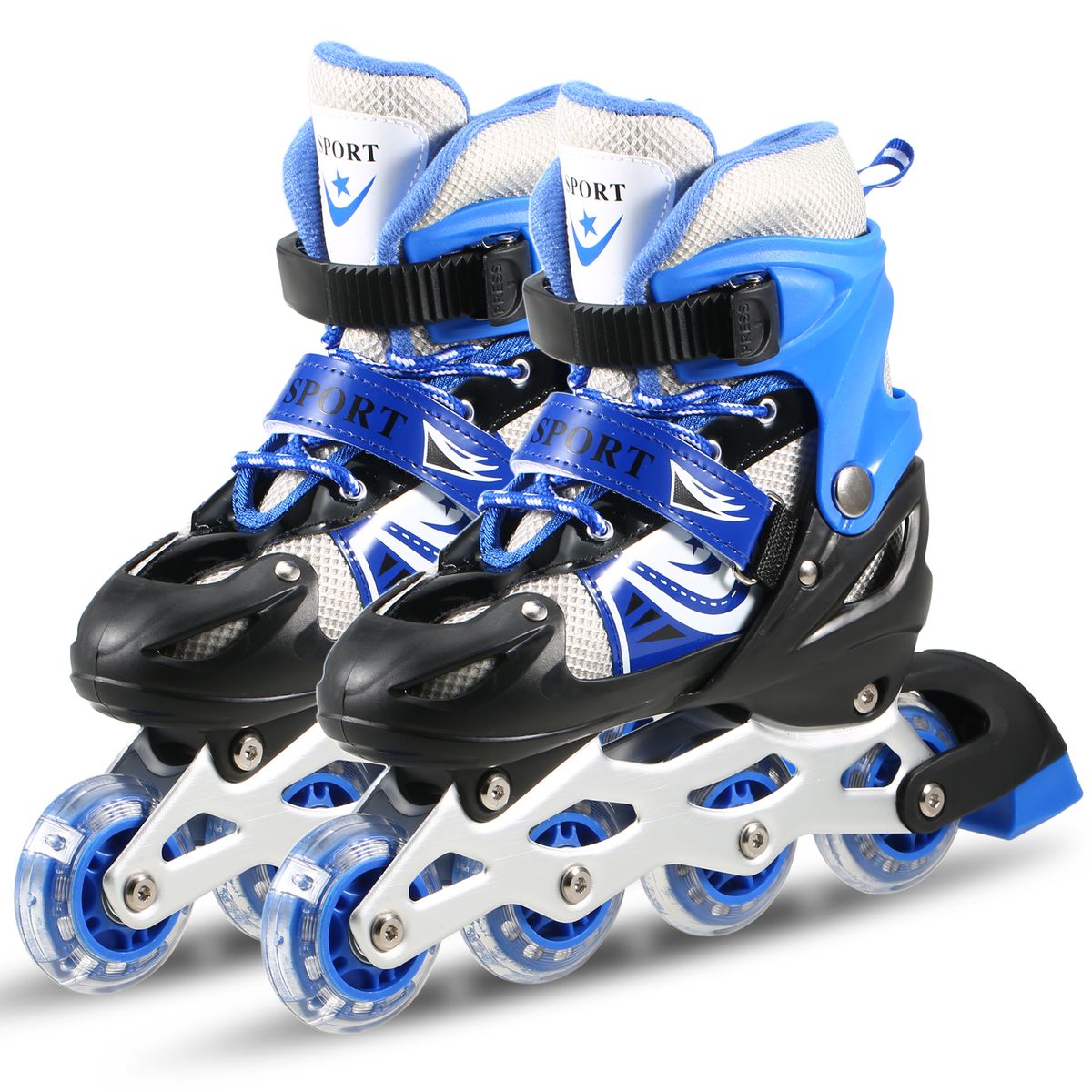 Children Roller Skates Adjustable Inline Skating Shoes