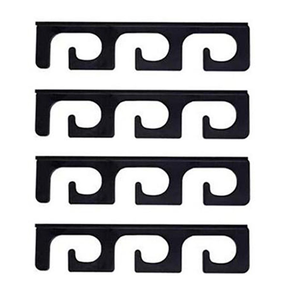 4Pcs Fishing Rod Stand High Strength Fishing Rod Stand Black