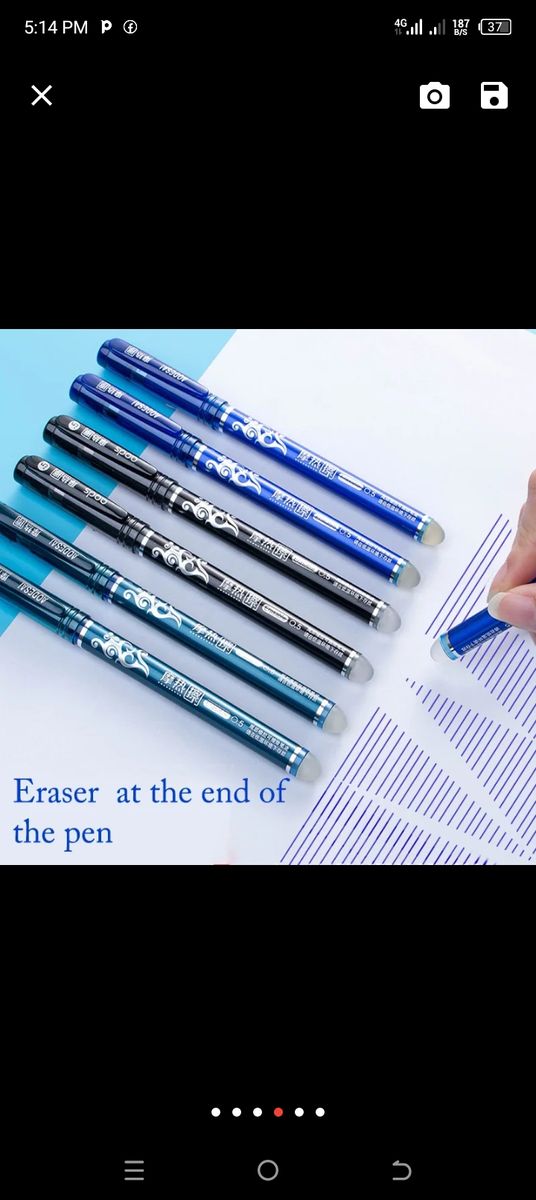 Erasable Gel Ink Pen