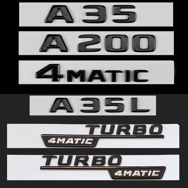 Glossy Black A Class A35 A45 V8 Biturbo Turbo 4matic Fender