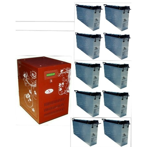 7.5kva Inverter With 10 Super Rugged American Slim Batteries