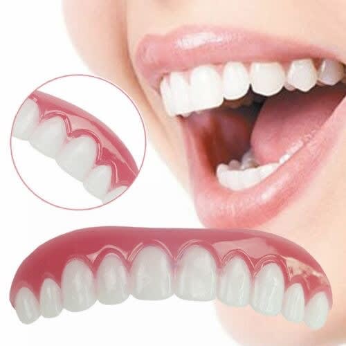 Smile Veneers - Instant Cosmetic Teeth- 1 Piece With Case