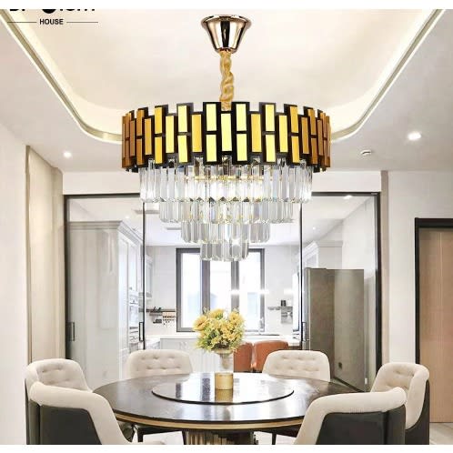 Modern Chandelier Light - Crystal Dropping - 500mm - 120v