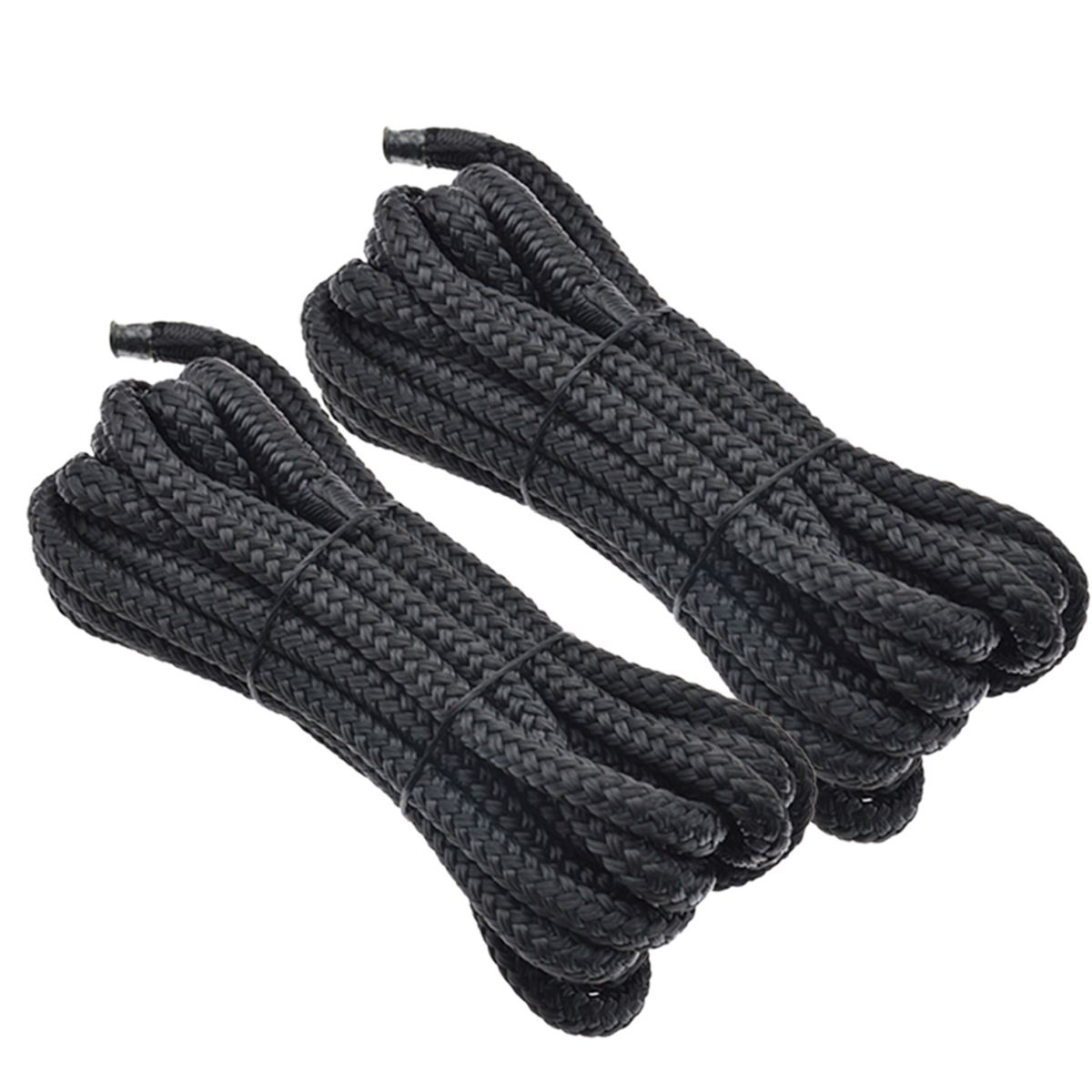 2pcs Dock Line Boat Bungee Dock Line Nylon Braided Docking