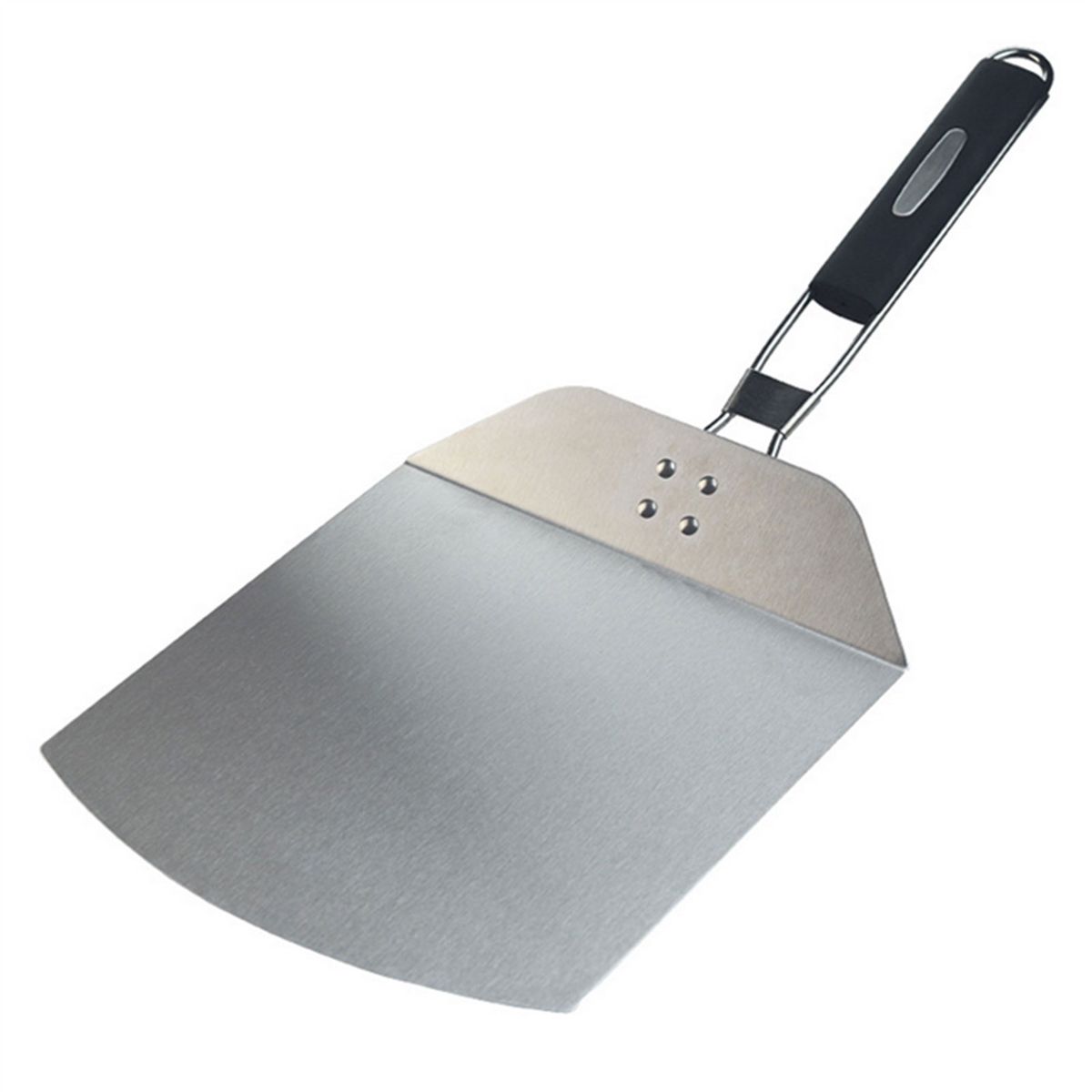 Stainless Steel Pizza Peel Non-stick Blade Folding Handle