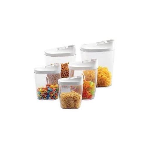 Container Set With Easy Pour Lids -10-piece