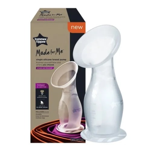 Made For Me Silicone Breast Pump -White
