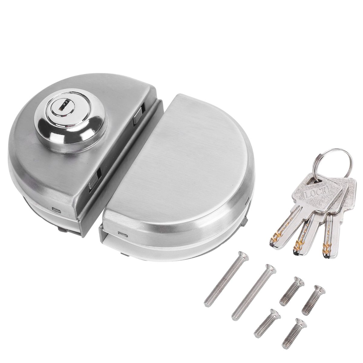 10‑12mm Thickness Gl Door Stainless Steel Lock Push Sliding
