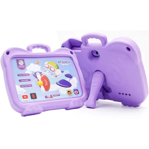 KT4 Pro Kids Tablet - 7" - 256GB ROM - 8GB RAM - WiFi Enabled - 5000mAh - Purple