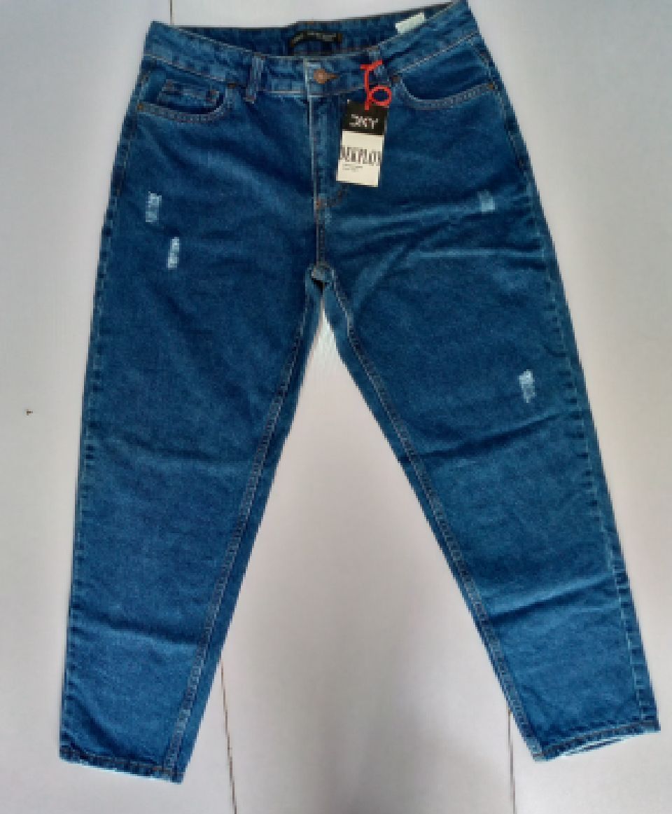 Low /High Waist Turkey Women Jeans - Boyfriend Ladies Jeans - Dark Blue