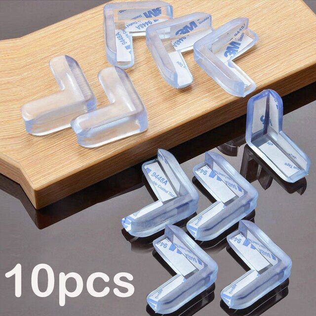 10pcs Baby Safety Silicone Protector Table Corner Edge Edge