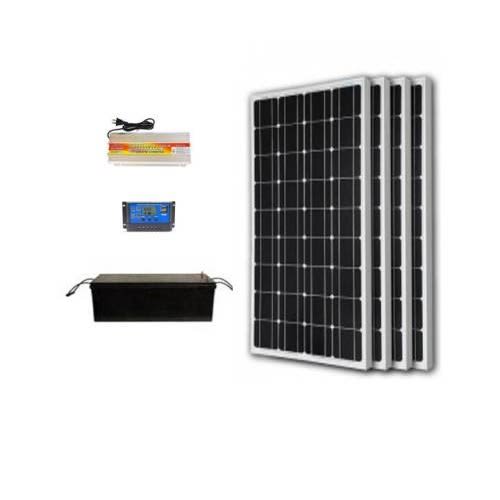2000W Solar Kit With 200amps Battery + 4 Of 150W Solar Panel And 30amps Controller