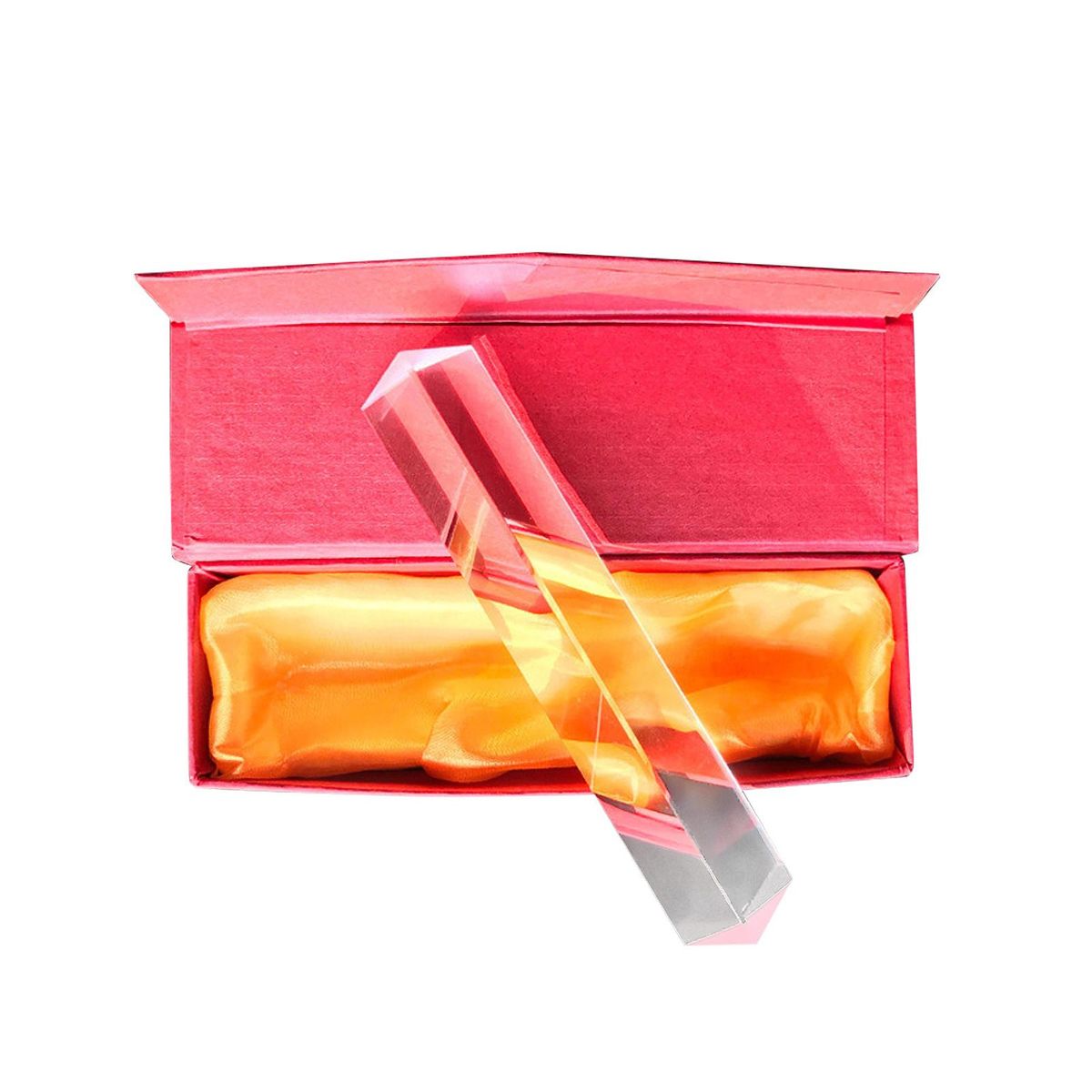 30mm Equilateral Prism Optical Glass Triangular Prism Triple Prism for Rainbow DIY Photography Teaching Props