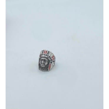 Ski Pattern Unique Men's Luxe Ring