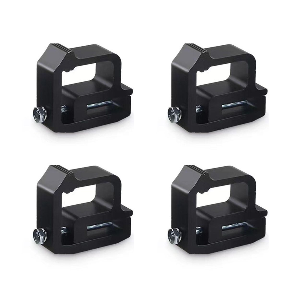 Truck Cap Mounting Clamps Truck Top Cover Fixing Mounting Clip Camper Shell Clamps Automobile Modification 4pcs