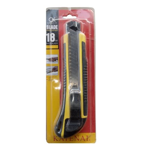 18mm Cutting Knife With Rubber Handle